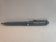 Rare Viagra Metal Pen Pharmaceutical Medical Promotional Drug Rep Writes Vintage