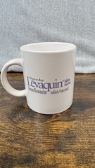 Levaquin Leva-pak Pharma Doctor Giveaway Ceramic Coffee Mug Tea Cup RARE