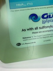 Rare 1999 Glucotrol XL Drug Rep Pharmaceutical Acrylic Clipboard 14″ Dr’s Office
