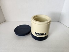 Vintage Pharmaceutical Advertising Thermo Insulated Entax Container Stash Jar
