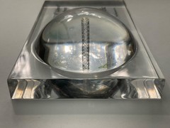 Boston Scientific Lucite Display Educational Use Rare Desk Paperweight💥