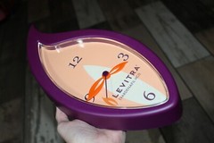 Levitra Wall Clock Battery Operated Male ED Medication Advertisement