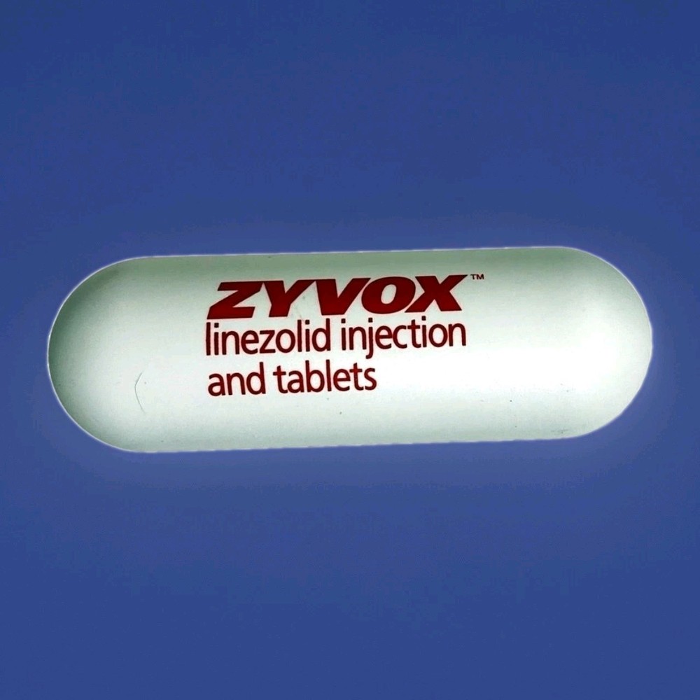 Vtg Zyvox Linezolid Pharmaceutical Drug Promo Capsule Electronic Letter Opener