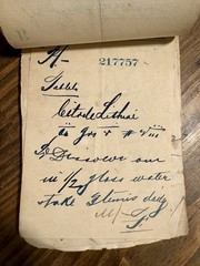 Antique prescriptions April 1900: Chloroform, Codeine, Wine, Lithium etc.