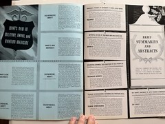 Dec 1942 WWII Abbott Labs Battlefield Drugs Magazine w/ WWII Nazi Poster Cover