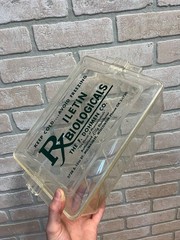 Vintage F. Dohmen Milwaukee Pharmaceutical Drug Store Plastic Freezer Container