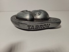 Vtg 1950-60s Parke-Davis Tabron Baby In Womb Fetus Pewter Heavy Paperweight