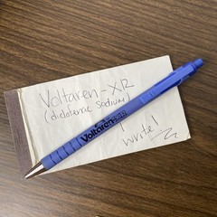 VTG Pharmaceutical Advertising VOLTAREN-XR PAPERMATE Pen & Pad RX Rep WRITES