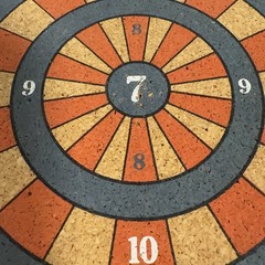 Vintage Takeda Pharma Rep Sales Actos Pioglitazone Mini Wood Desk Top Dart Game