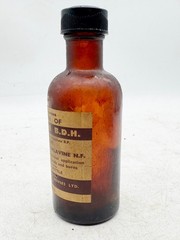 VINTAGE PROFLAVINE EMULSION MEDICINE BOTTLE BRITISH DRUG HOUSES LONDON