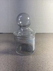 Micronase Drug Rep Pharmaceutical Advertising Apothecary Jar With Lid Glass