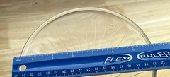 Antique Mooney Air Vent Laboratory Apothecary 7″ Ribbed Clear Glass Funnel