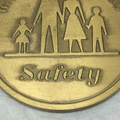 Vintage Metal Paper Weight Advertising Ilosone Pharmaceutical Drug Item