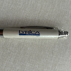 Rare Heavy Metal Lyrica Drug Rep Pen Grip Rings Clicks Tested Works