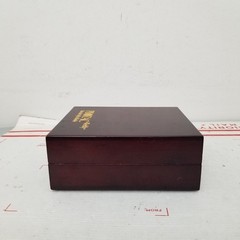 Prozac Pharmaceutical Advertising Box CD Case Box Wood Drug Rep Promo Vintage