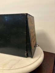 Vintage Green Metal Pharmacy RX File Storage Box Medical 1974 Phillips