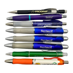 Pharmaceutical Drug Rep Plastic Ballpoint Pens Lot of 8