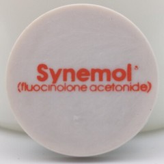 Vintage Synemol Fridge Magnet Fluocinolone Acetonide Medical Advertising Promo