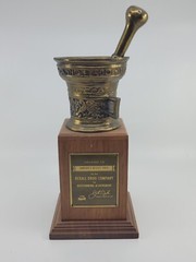 1956 Rexall Drug Outstanding Achievement Award Trophy Pharmaceutical Antique