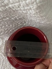 Apothecary Jar, Eli Lily „Lactucarium“(Wild Lettuce) Pharmaceutical Burgundy Red