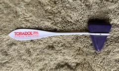 Vintage Toradol Drug Rep Advertisement reflex Hammer