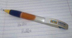 Crestor Plastic PEN Drug Rep Pharmaceutical Promo Medical Advertising Black Ink