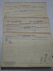 Vintage Drug Store Prescriptions 1931 Manchester, GA Total of 50