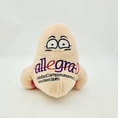 Allegra D Nose Plush Pharma Drug Rep 6 Inch No Sounds Stuffed Animal Toy