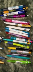 28 VTG Pharmaceutical Drug Rep Pen Metal Lipitor Zoloft Lexapro Zyban Viagra+