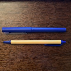 Lot of 2 PROZAC Medical Drug Rep Pharmaceutical Pens Bic Working Advertising