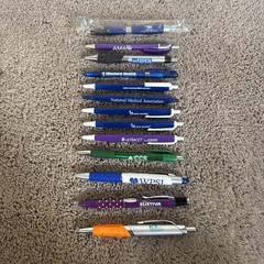 13 – Plastic & Metal Pharmaceutical Drug Rep Pens Medical – Collectible – Rare