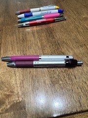 Lot of 6 Drug Rep Metal & Plastic Promo Pens (Dry) Humalog, Prevacid +READ+