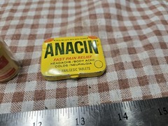 Vintage Medical & Apothecary Advertising Lot – Band-Aid Tin, Anacin, Riker…