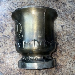Vintage 1970 Shering RX Mortar & Pestle 150th Anniversary USP U.S. Pharmacopeia