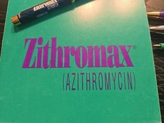 Pharmaceutical Lot – Zithro Drug Rep Promo Advertising Notepad Metal PENS Writes