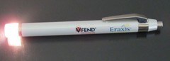 Vfend Zyvox Premium Metal PENLIGHT Drug Rep Pharmaceutical Promo Advertising