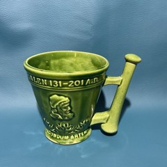 Vtg Coricidin RX Pharmacy Adv Mortar & Pestle Mug Schering McCoy Pottery