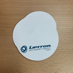 LIPITOR Pharmaceutical Drug Rep Advertising Sticky Notepad Calcium Office Supply