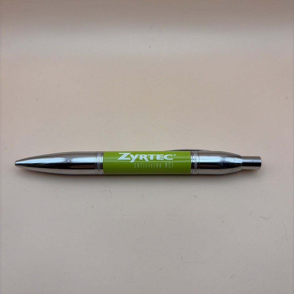 Drug Rep ZYRTEC Collectible Heavy Metal Pen RARE