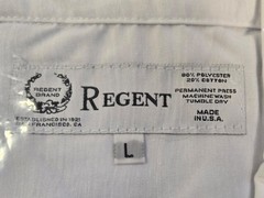 NEW Longs Drugs Pharmacy Pharmacist White Mens Smock – Size Large – Regent Brand