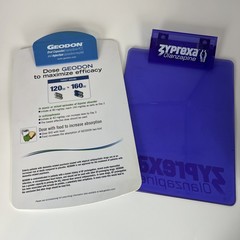 Zyprexa And Geodon Clip Boards Pharmaceutical Advertising