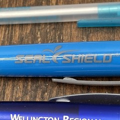 Lot 6 Pharmaceutical Drug Rep Pens Medical, Collectibles, Heavy Metal, Plastic
