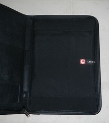 Prevacid Lansoprazole Drugs Pharmaceutical Logo Leeds Leather Padfolio Notebook