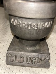 Vtg Cast Iron Pencil Holder I Think Idk