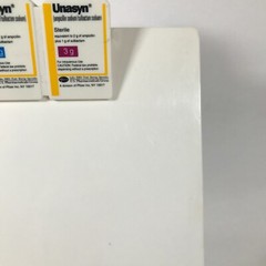 Unasyn IM/IV Ampicillin Sodium/Sulbactam Sodium White Plastic Clipboard 13.5″x9″