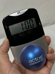 Actos Pharmaceutical Drug Rep Clock Balances On Ball, Works