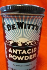 Vintage Original DEWITT’S ANTACID MEDICINE RX POWDER Tin Pharmacy Medical full