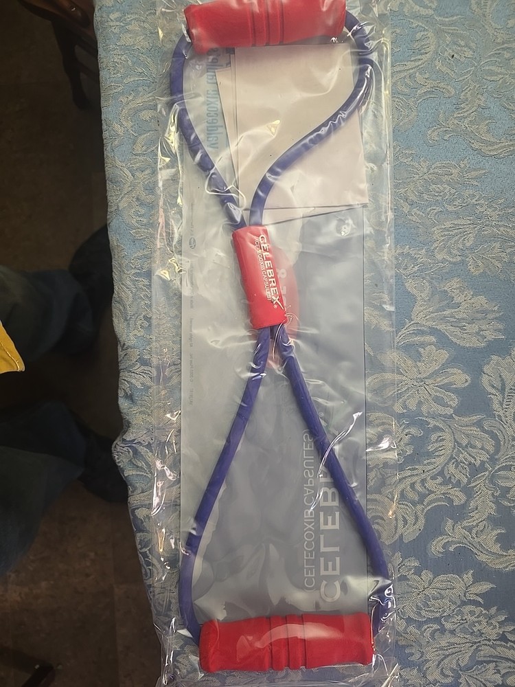 Pfizer Bextra Celebrex Figure 8 Exercise Band Drug Rep Pharmaceutical Promo 2003