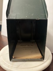 Vintage Green Metal Pharmacy RX File Storage Box Medical 1974 Phillips