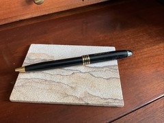 Ballpoint Pen ZOLOFT pharmaceutical promo Black & Gold